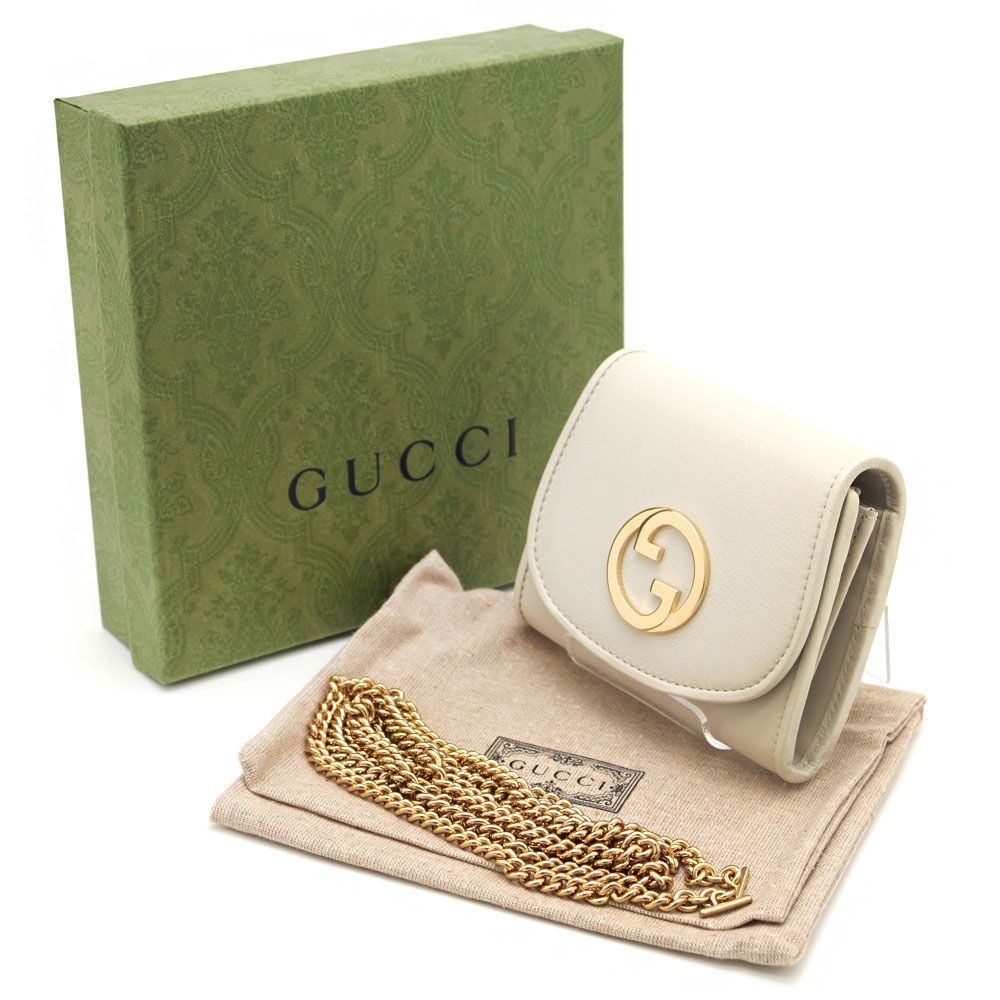 ほぼ未使用】グッチ GUCCI ブロンディ ミディアム チェーン