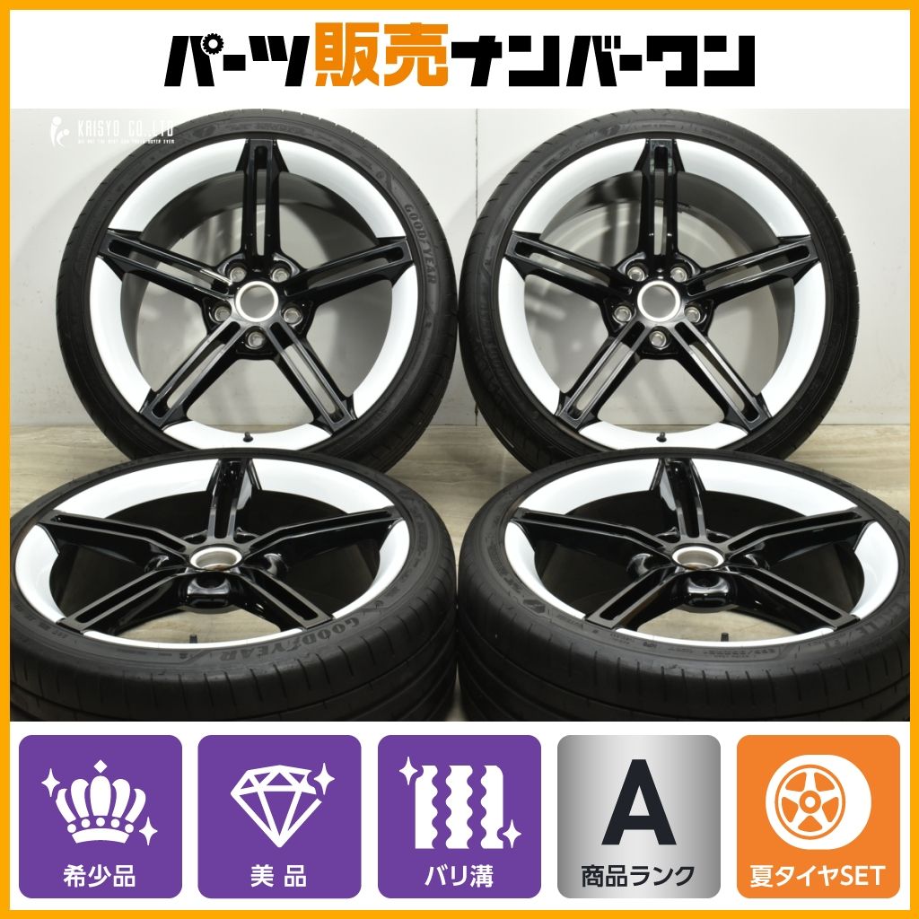バリ溝 ポルシェ タイカン ターボS 純正 Mission Eデザイン 21in 9.5J 60 11.5J 66 PCD130 グッドイヤー 265|35R21 305|30R21