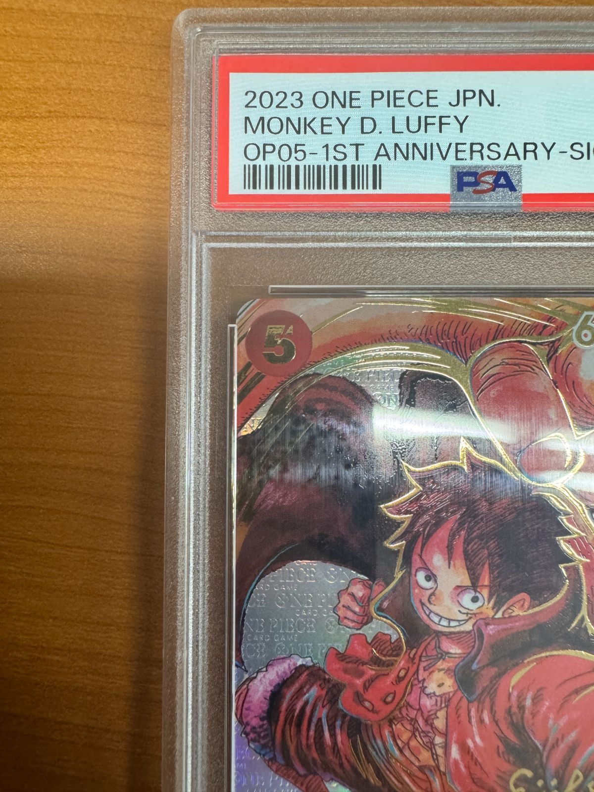 PSA10】モンキー・D・ルフィ サイン入り ST01-012 SR パラレル