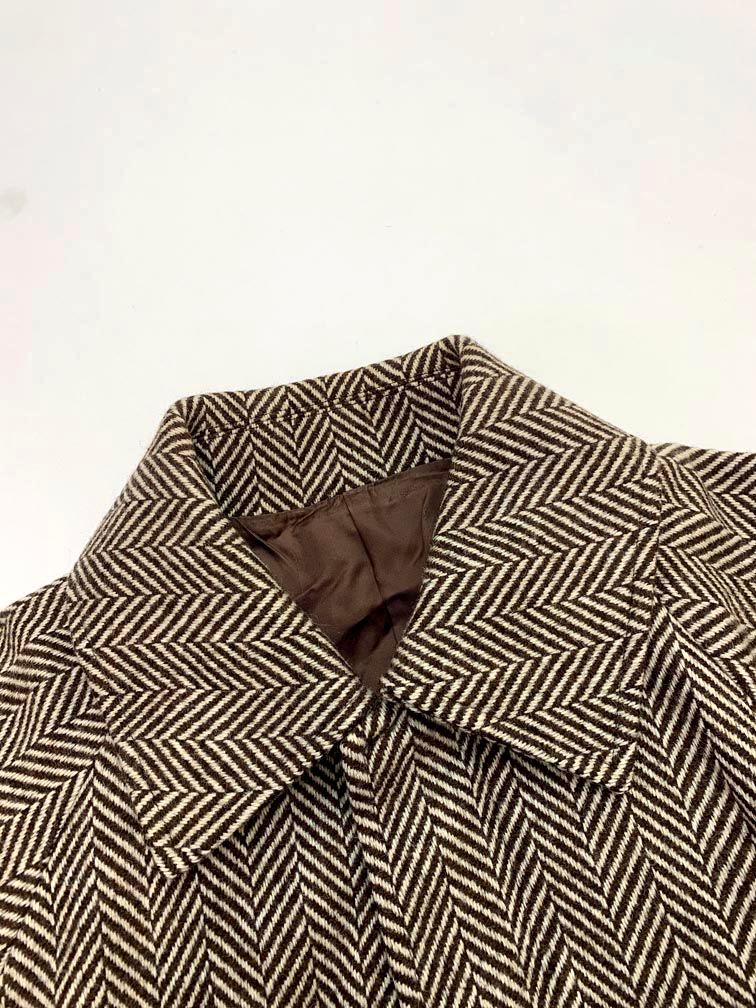 ヘリンボーン コート