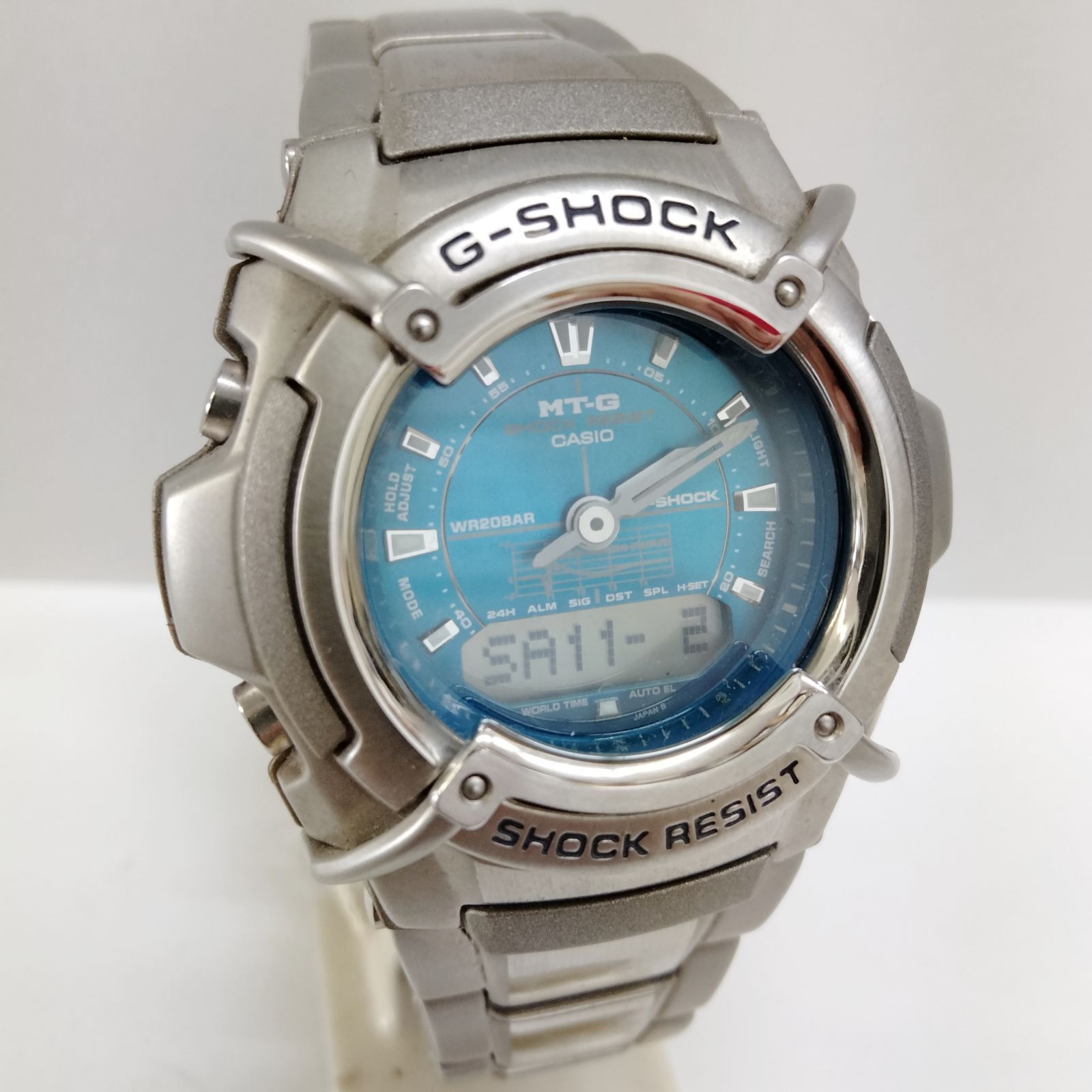 最終値下げ！レア G-SHOCK MTG-510BL-2AJF デジアナ ブルー 未使用 美 