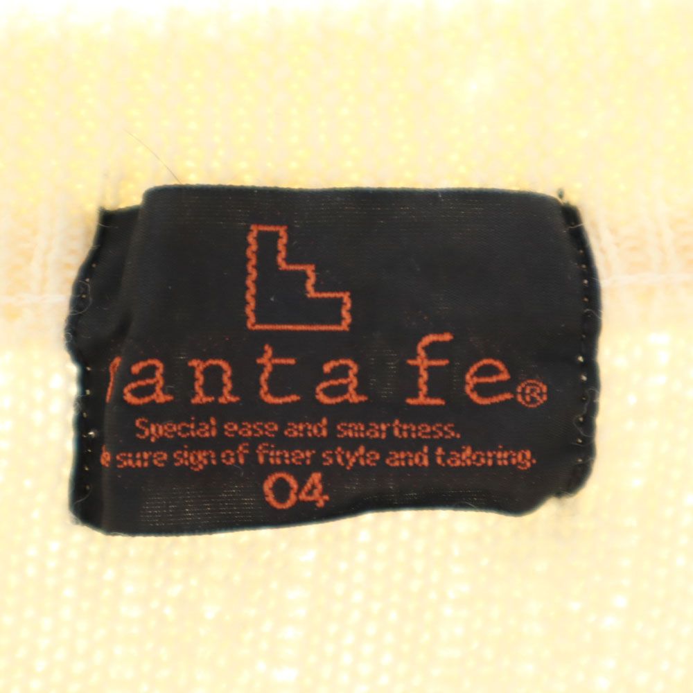 サンタフェ 90s オールド 長袖 セーター 4 アイボリー santa fe ニット レディース Santafe - サンタフェ 90s オールド 長袖 セーター 4 アイボリー santa