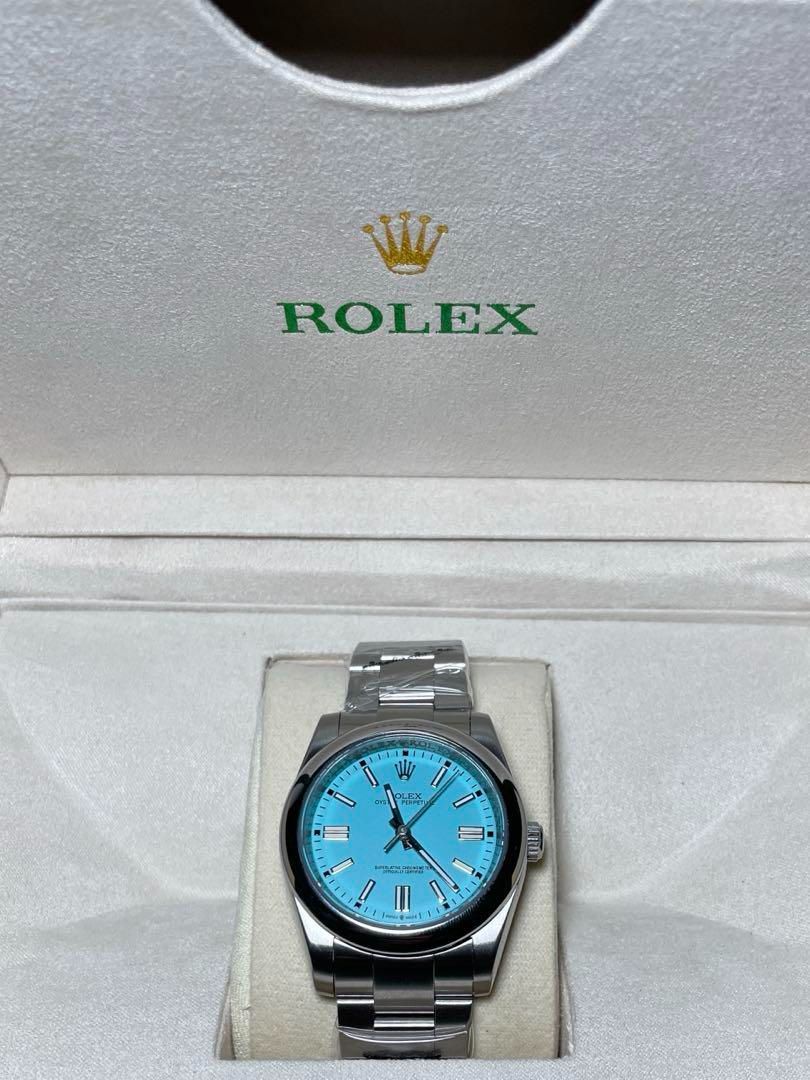 ロレックス】オイスターパーペチュアルタイコーズ36男女兼用コマ調整し  