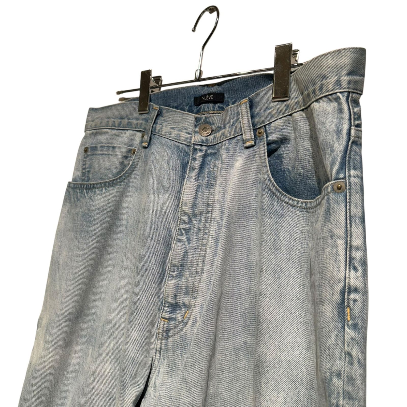 パンツ yleve 170-2240545 YLEVE (イレーヴ) ① 170-2240545 22SS 13.5oz DENIM BAGGY FADE