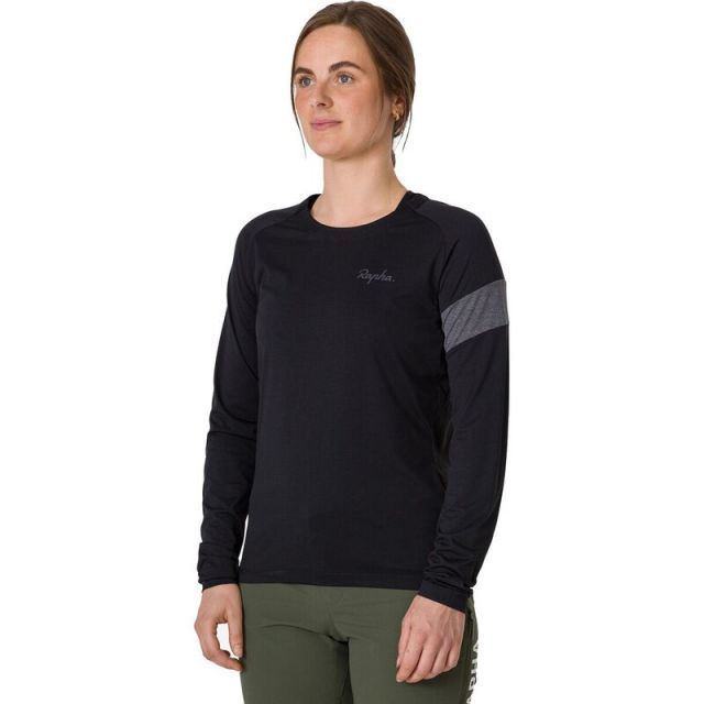 ラファ レディース シャツ トップス Trail Long-Sleeve Technical T-Shirt - Women s Black Grey