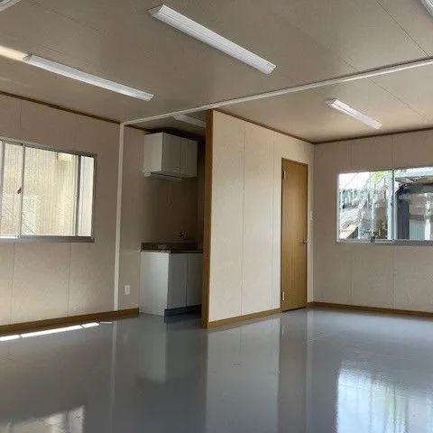 ユニットハウス 12坪 新棟ハウス キッチン トイレ付 事務所 店舗  