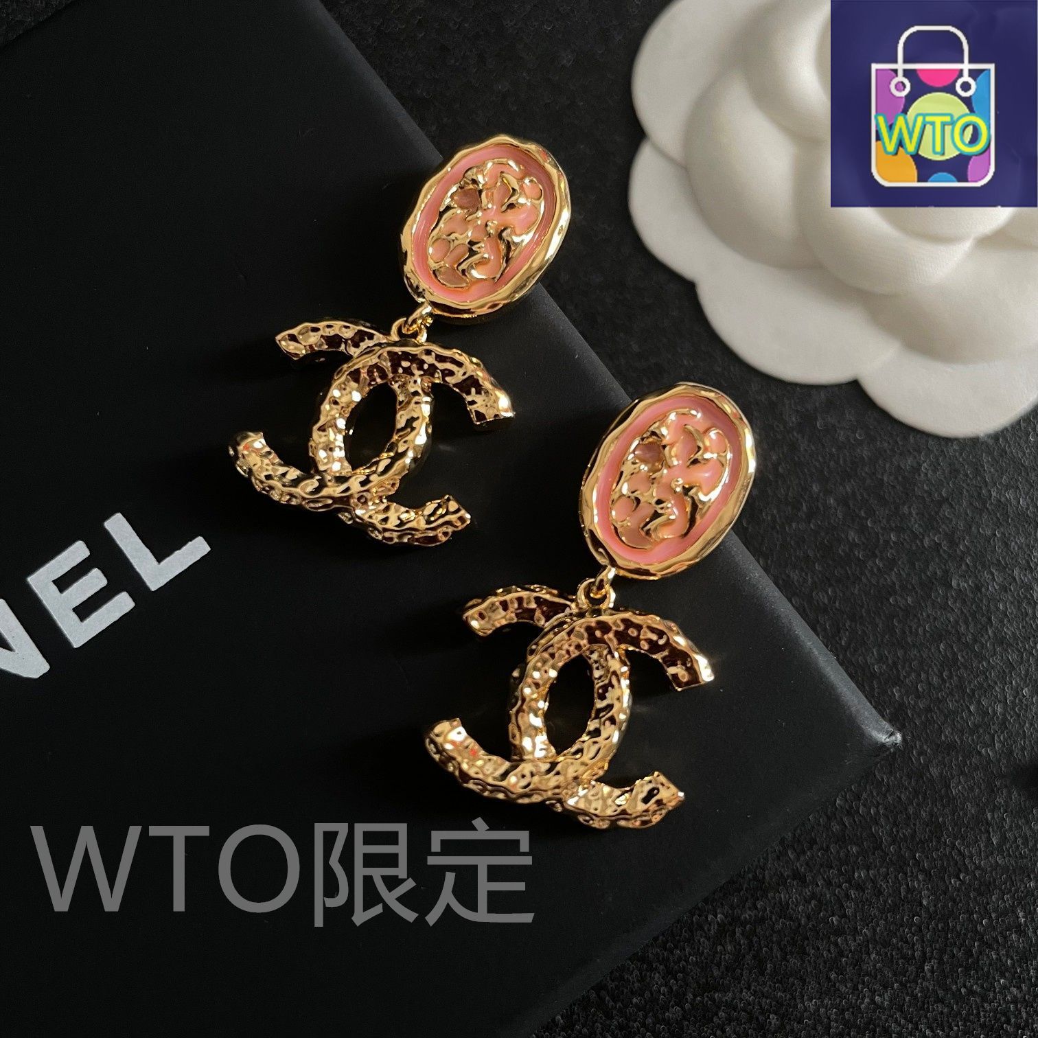【シンプル希少❣️】CHANEL　ヴィンテージピアス 希少品！CHANEL♡チェーンピアス ハート ヴィンテージ ピアス
