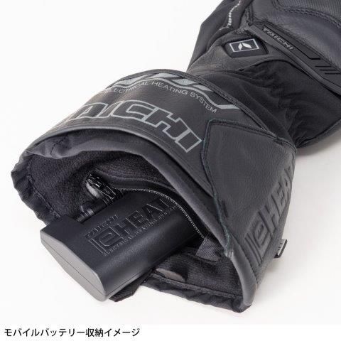 e-HEAT アームド 2024 グローブ ブラック Mサイズ RST654 アールエス