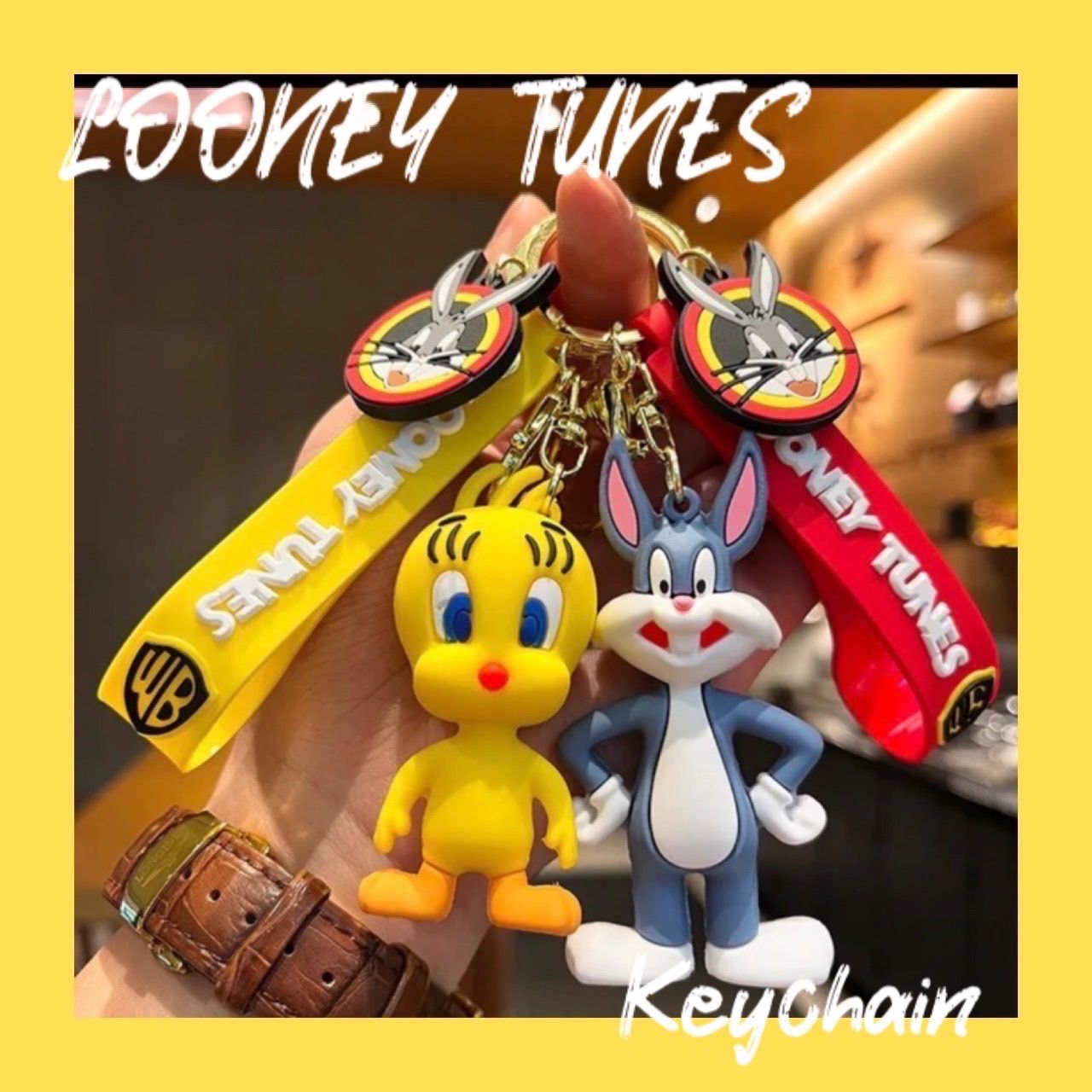 LOONEYTUNES キーホルダー キーリング バックチャーム【ルーニー