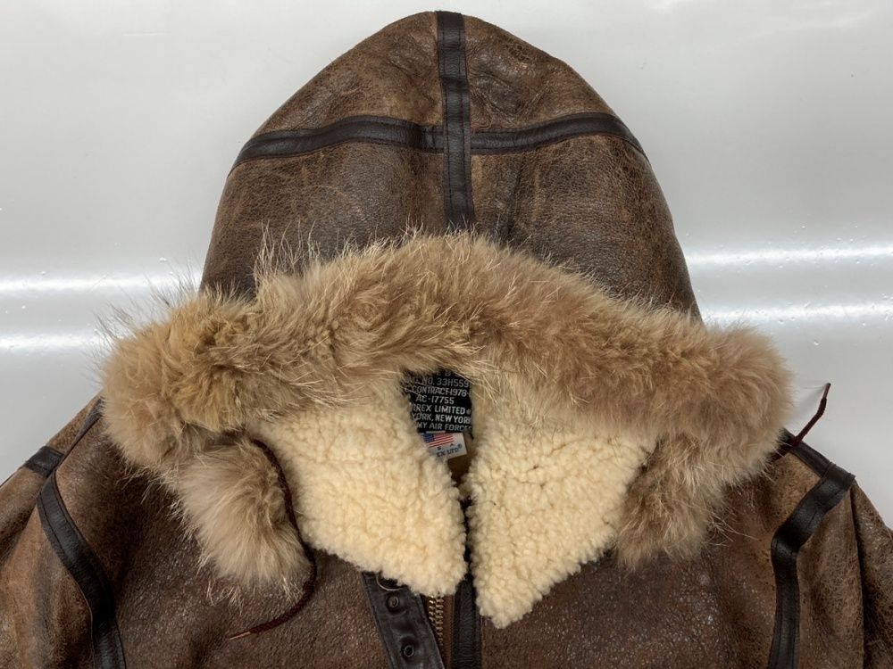 アビレックス AVIREX B-3 MOUTON FLIGHT JACKET ムートン