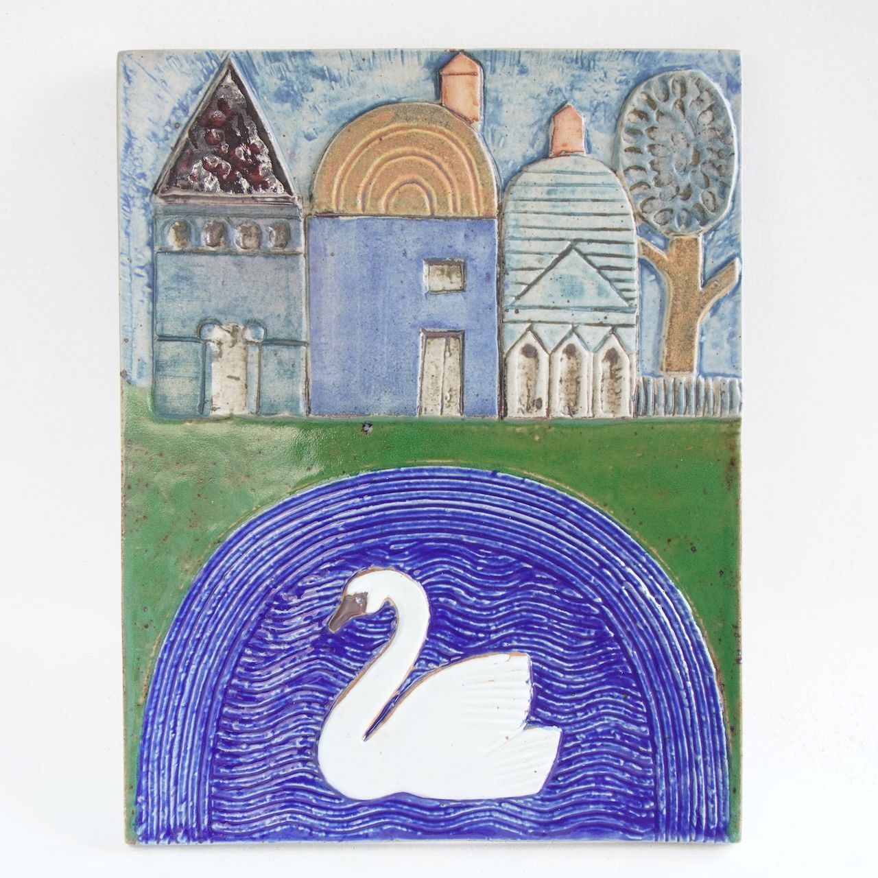 リサラーソン　陶板　「白鳥」　950枚限定品 リサラーソン 陶板 「白鳥」 950枚限定品 希少 リサ・ラーソン