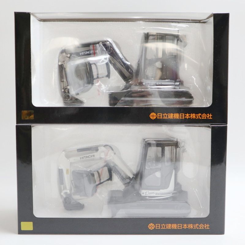 HITACHI 1|30 ZAXIS35U ミニショベル 西武ライオンズ 2台セット プロ野球6球団×日立建機 重機|作業車|ミニチュア|ミニカー|模型 K09-s020