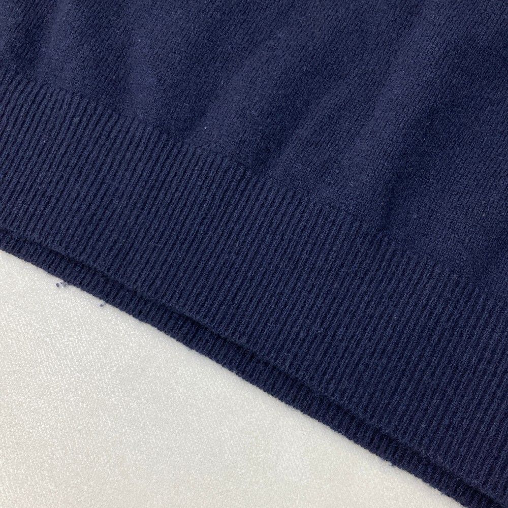 サイズ：0 PEARLY GATES パーリーゲイツ  カシミヤ混 ニットセーター  ネイビー系 [240101451730] ゴルフウェア レディース ストスト サイズ：0 PEARLY GATES パーリーゲイツ カシミヤ混 ニット