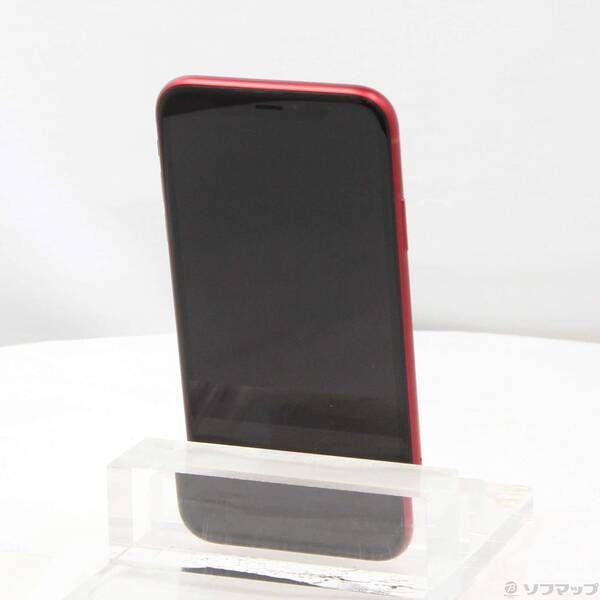中古品〕 iPhoneXR 64GB プロダクトレッド MH6W3J／A SIMフリー