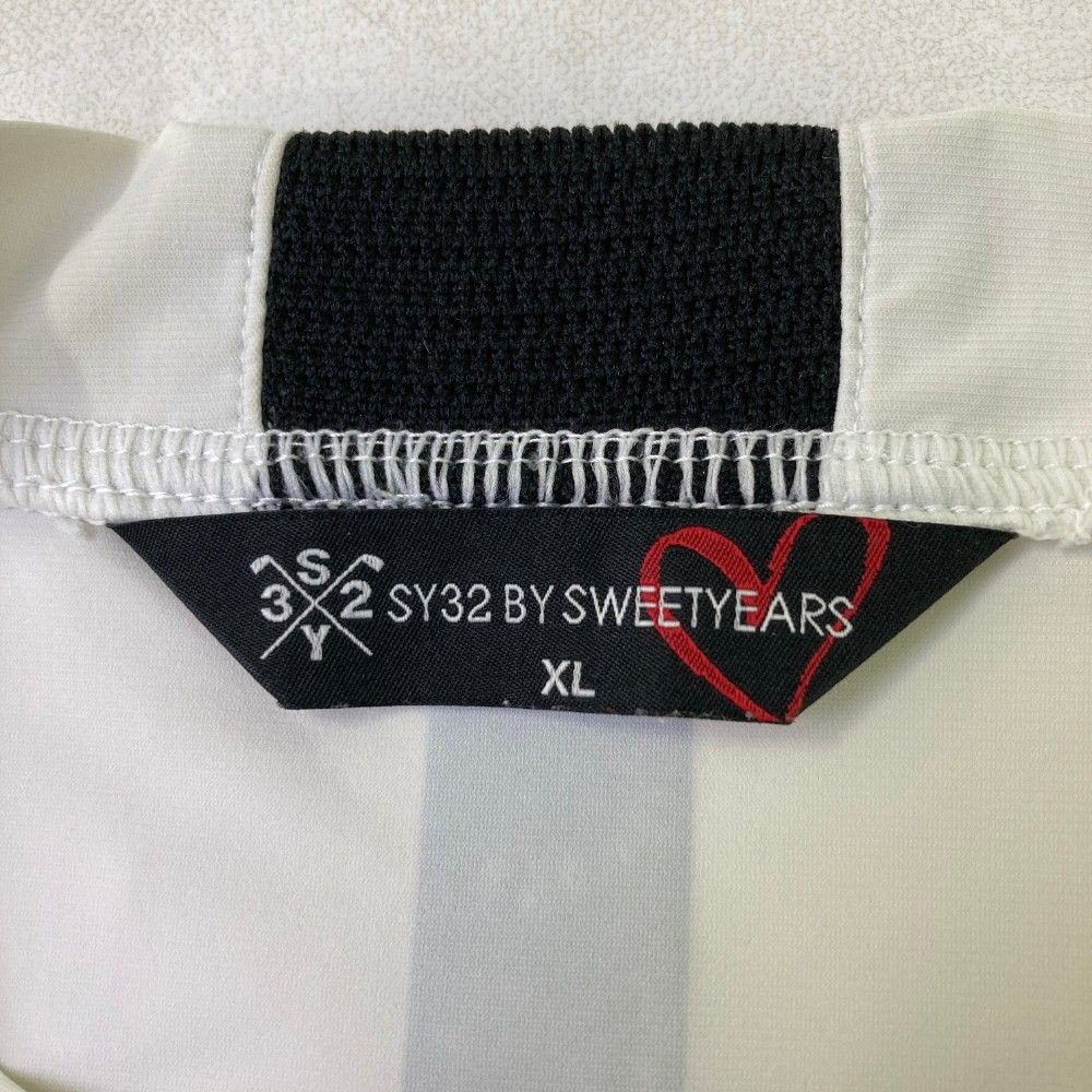 サイズ：XL SY32 BY SWEET YEARS GOLF エスワイサーティトゥ  プルオーバー ナイロンジャケット  ホワイト系 [240101434335] ゴルフウェア メンズ ストスト サイズ：XL SY32 BY SWEET YEARS GOLF エスワイサーティトゥ