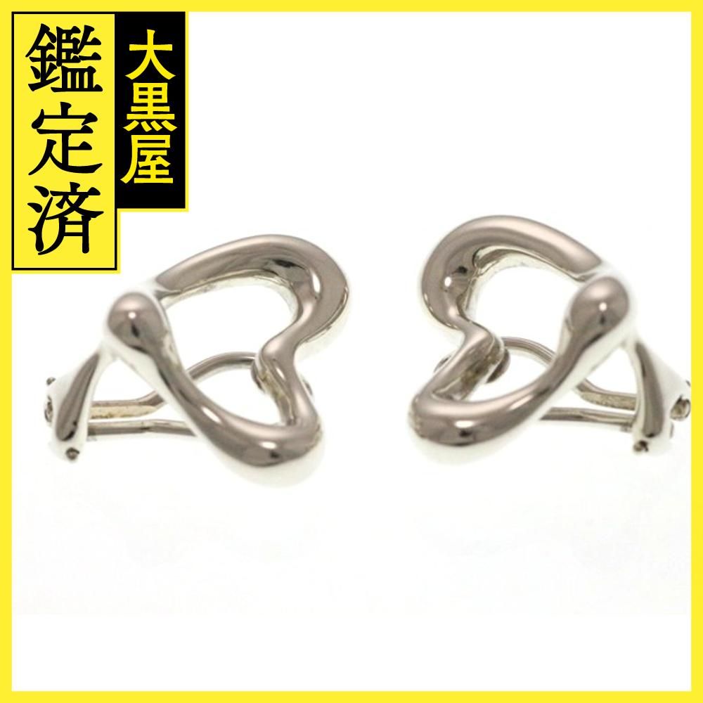 ティファニー オープン ハート イヤリング 925(シルバー) 【473  