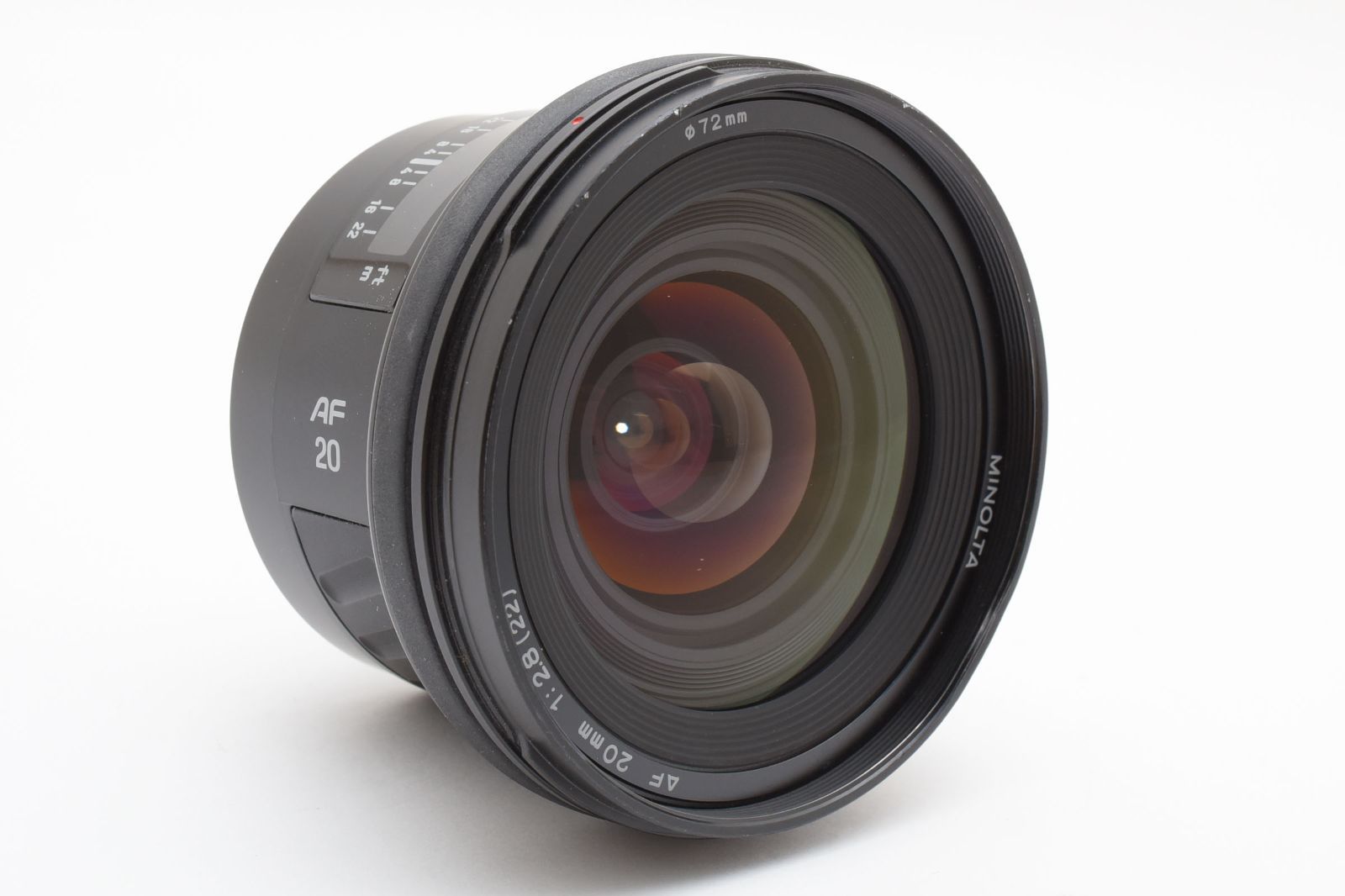 MINOLTA AF 20mm F2.8 レンズ