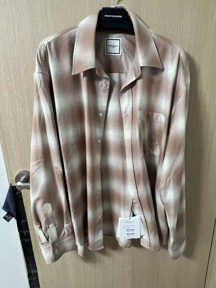 25FW WOOYOUNGMI(ウーヨンミ) グラデーション シャツ チェック柄