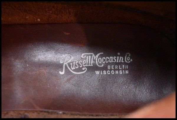 【7.5D 良品】RUSSELL MOCCASIN ラッセルモカシン スポーティングクレーチャッカ ブラウン 茶 ビブラム2060 短靴 ブーツ HOPESMORE【EE471】