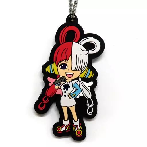 BANDAI - ウタ　フィギュア　一番くじ　ONE PIECE FILM REDラバーマスコット 中古】雑貨 ウタ ラバーマスコット 「一番くじ ワンピース FILM