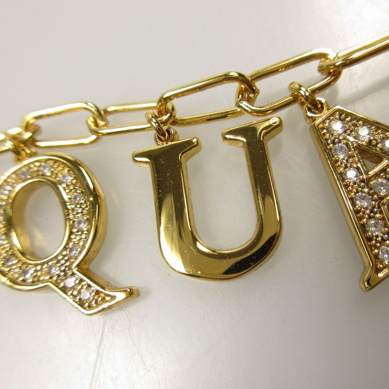 【値下げ中】DSQUARED2 ネックレス Logo Chokers ゴールド 姫路東店】 中古 DSQUARED2 | ディースクエアード ネックレス