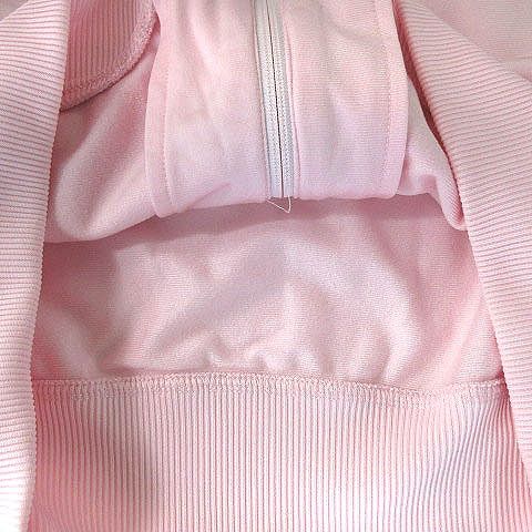 な*ん様 adidas トラックジャケット ピンク ジップアップジャージ Lサイ アディダス adidas トラックジャケット ジャージ ジップアップ 3