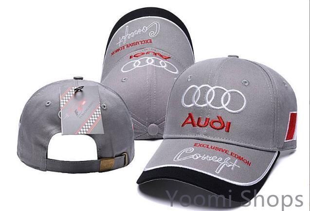 【新品未使用】アウディ キャップ Audi ロゴ 野球帽 刺繍 スモーター帽子 車帽子 メンズ レディース バイク帽子 男女 キャップ帽子 男女兼用ffcp44