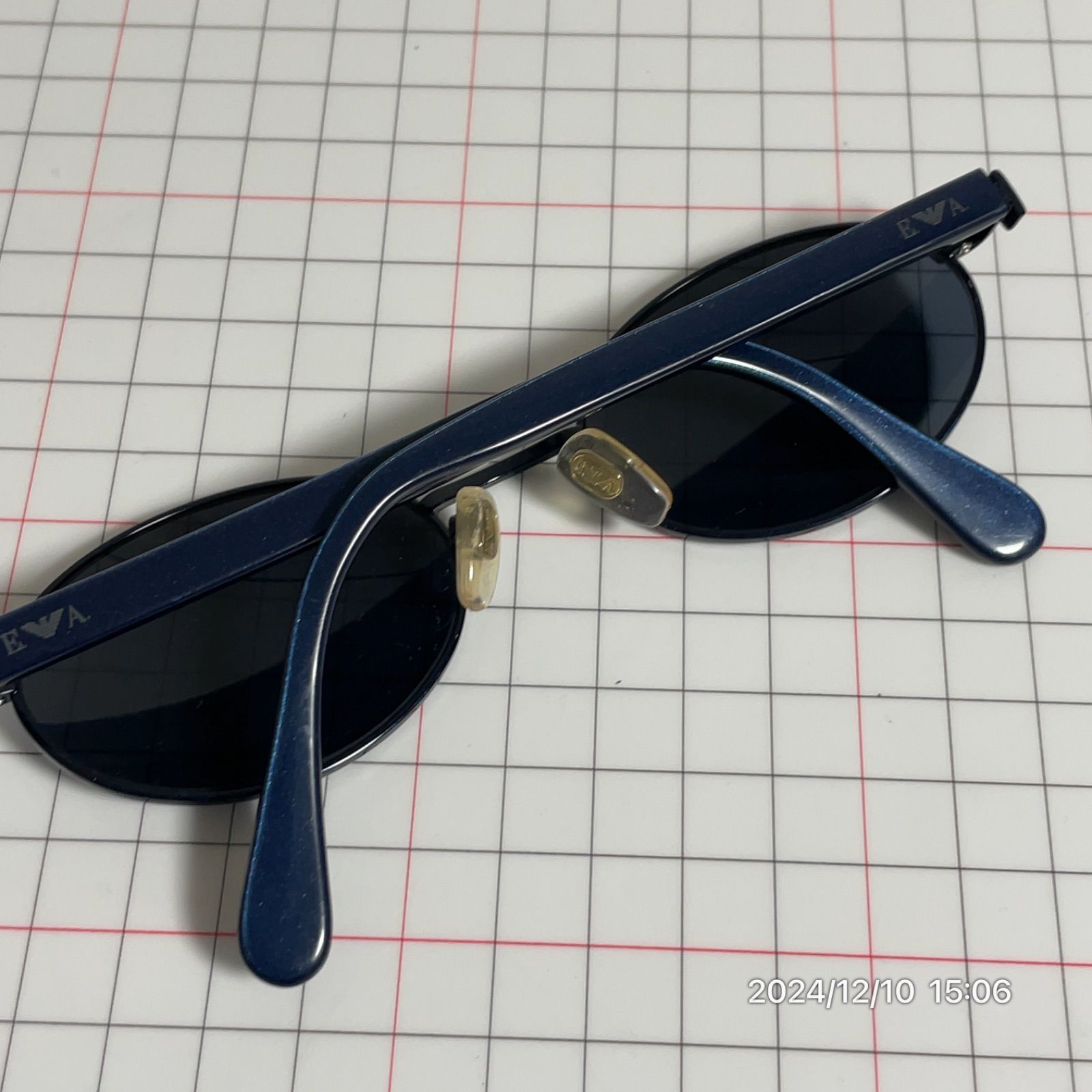 EMPORIO ARMANI エンポリオアルマーニ フルリム オーバル 金属フレーム サングラス メガネ 眼鏡 - メルカリ