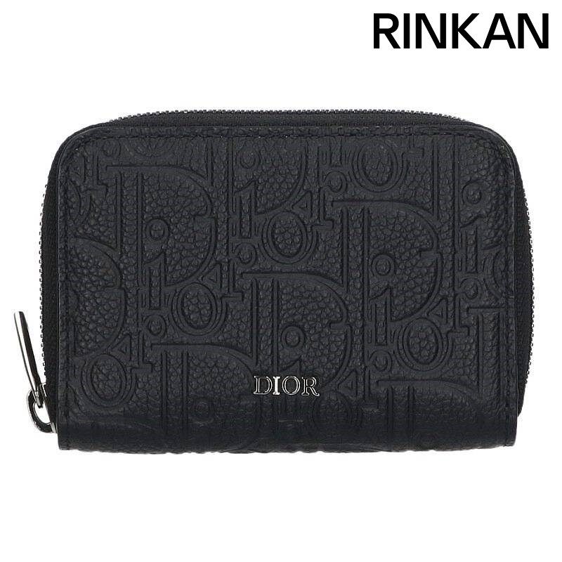 Dior モノグラム レザーコインケース DIOR | Lady Dior Voyageur ジップコインケース スモール