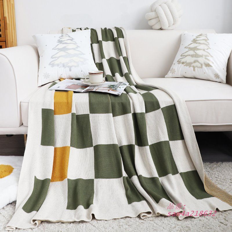 闘争 純綿ボードニットカジュアルカーペットソファカーペット白黒格子リビングカーペットベッド尾毛布カバーカーペット am4a218632 光り輝く