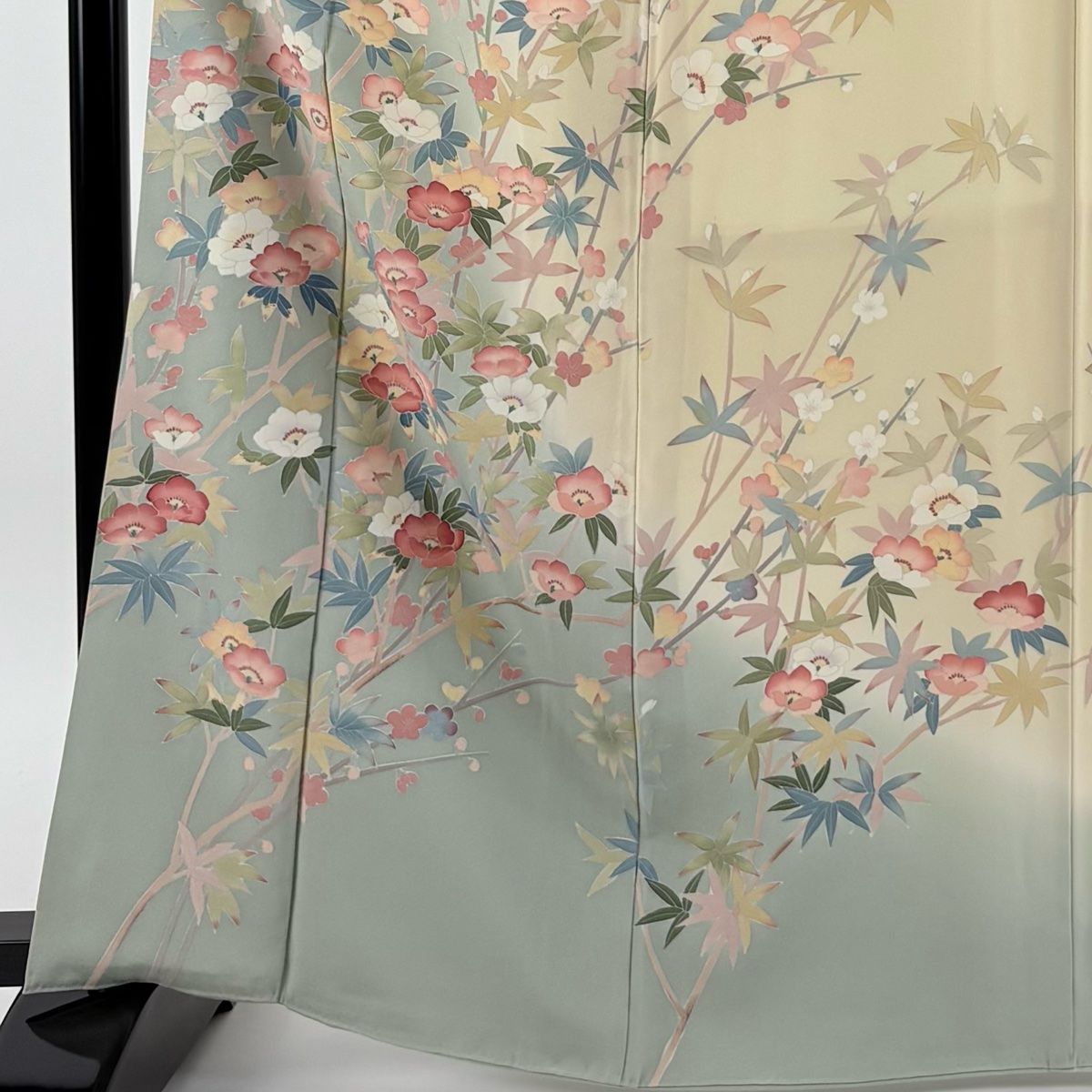 訪問着　辻が花模様　共八掛　身丈165裄67 美品 訪問着 辻が花模様 共八掛 身丈165裄67 美品 訪問着 身丈159cm