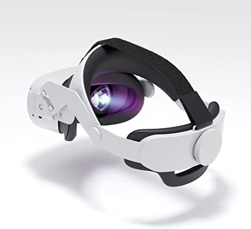 ブラック Elite ストラップ for Oculus Quest 2、 Meta/Quest2用の調整