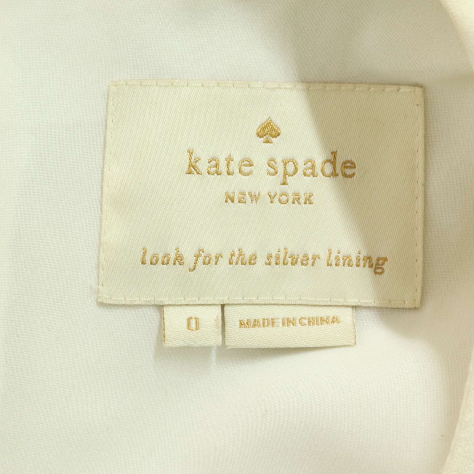 美品✨kate spade ワンピース リボン バイカラー 2WAYボウタイリボン＆ベルト付きバイカラーワンピース