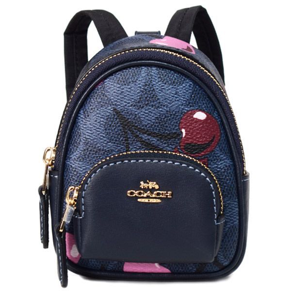 コーチ キーホルダー COACH コーティングキャンバス レザー