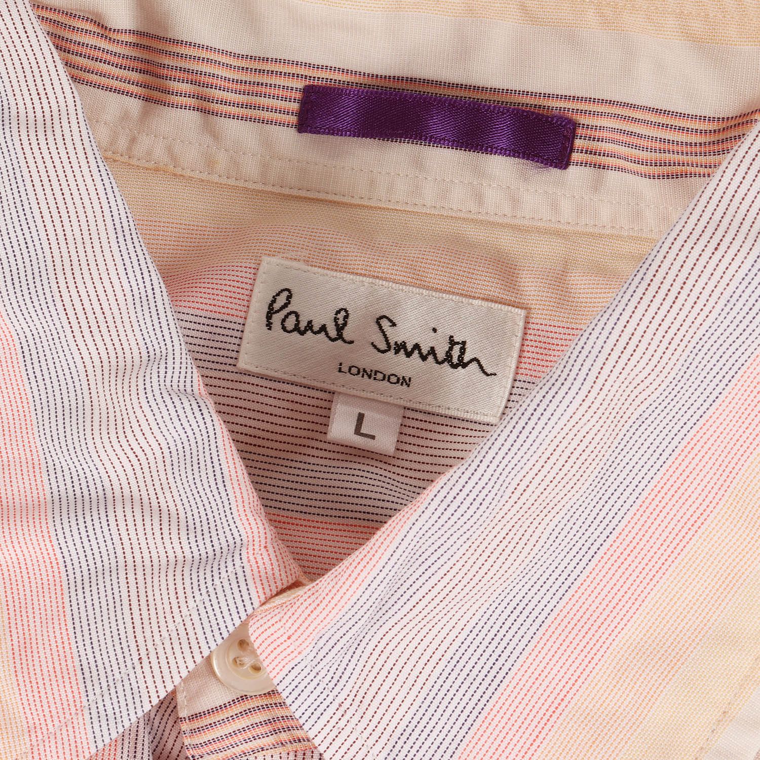 [美品]Paul Smith LONDON シャツ マルチカラー Lサイズ