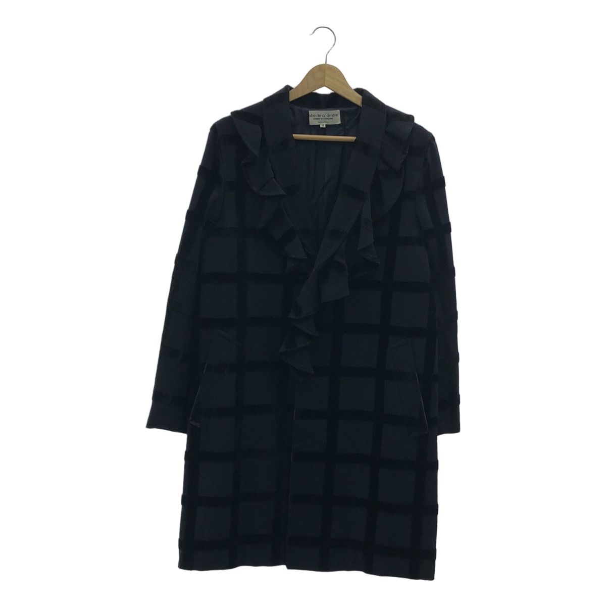 AD2001 robe de chambre コムデギャルソン リボン カットソー 紺 