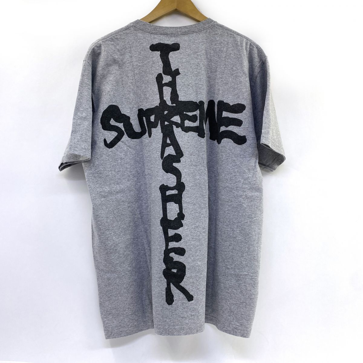 Supreme シュプリーム × Thrasher スラッシャー Cross Tee クロス Tシャツ XLサイズ Heather Grey