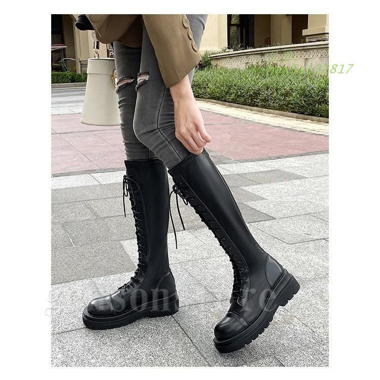 ロングブーツ ストレッチ