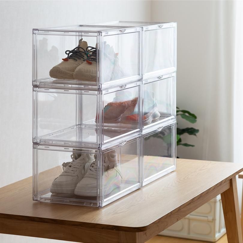シューズボックス スニーカーディスプレイ 6個セット シューズボックス