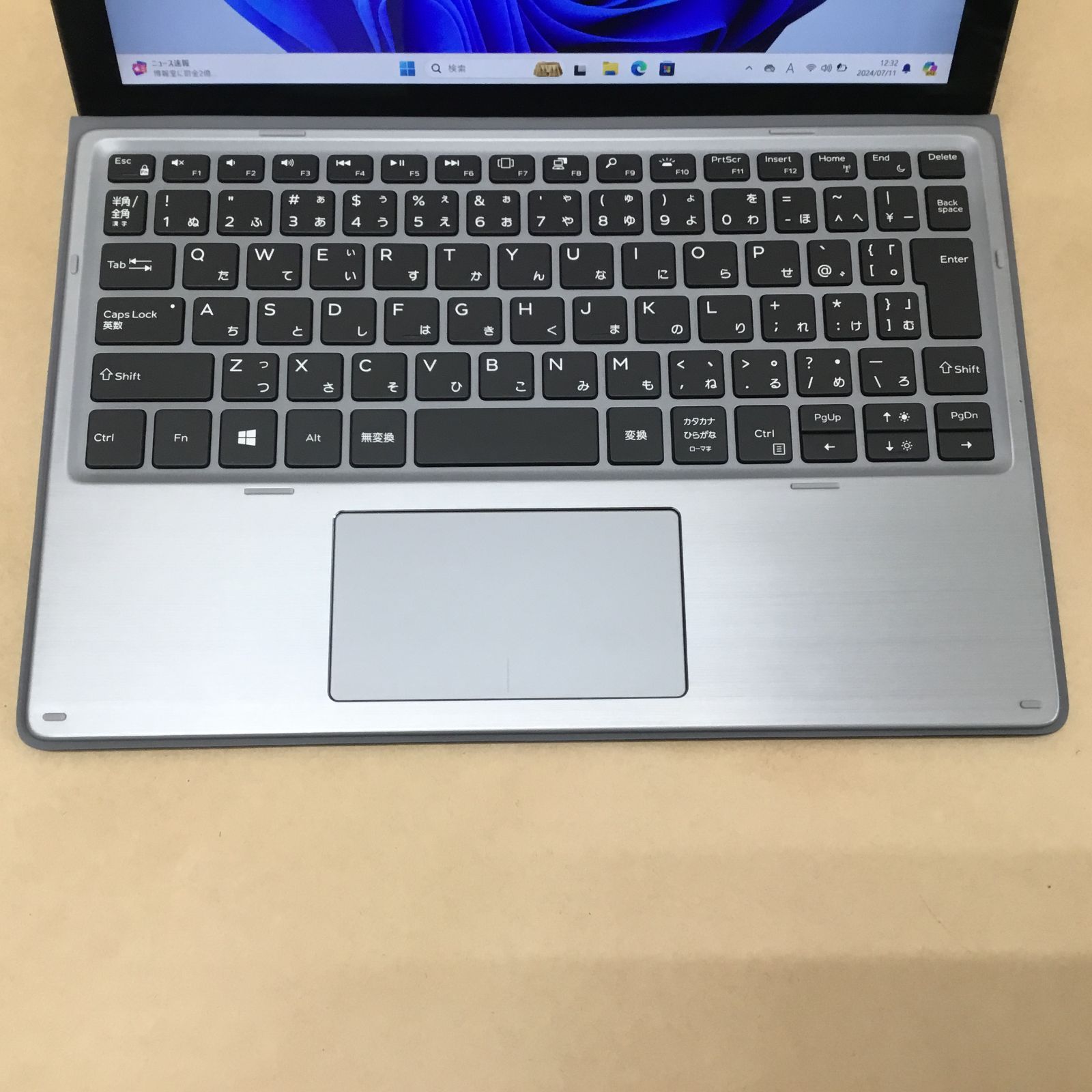 DELL タブレット LATITUDE7210-2IN1 CI3(10110U)-2.1GHZ 4GB 256GB 12.3インチ WIN11P 無線 BLUETOOTH カメラ KB付カバー