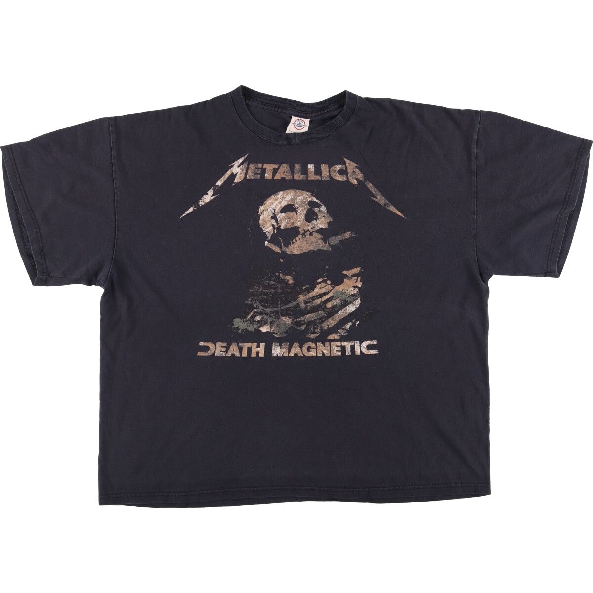 古着 METALLICA メタリカ ドクロ柄 スカル柄 バンドTシャツ バンT メンズXXL相当|eaa585066