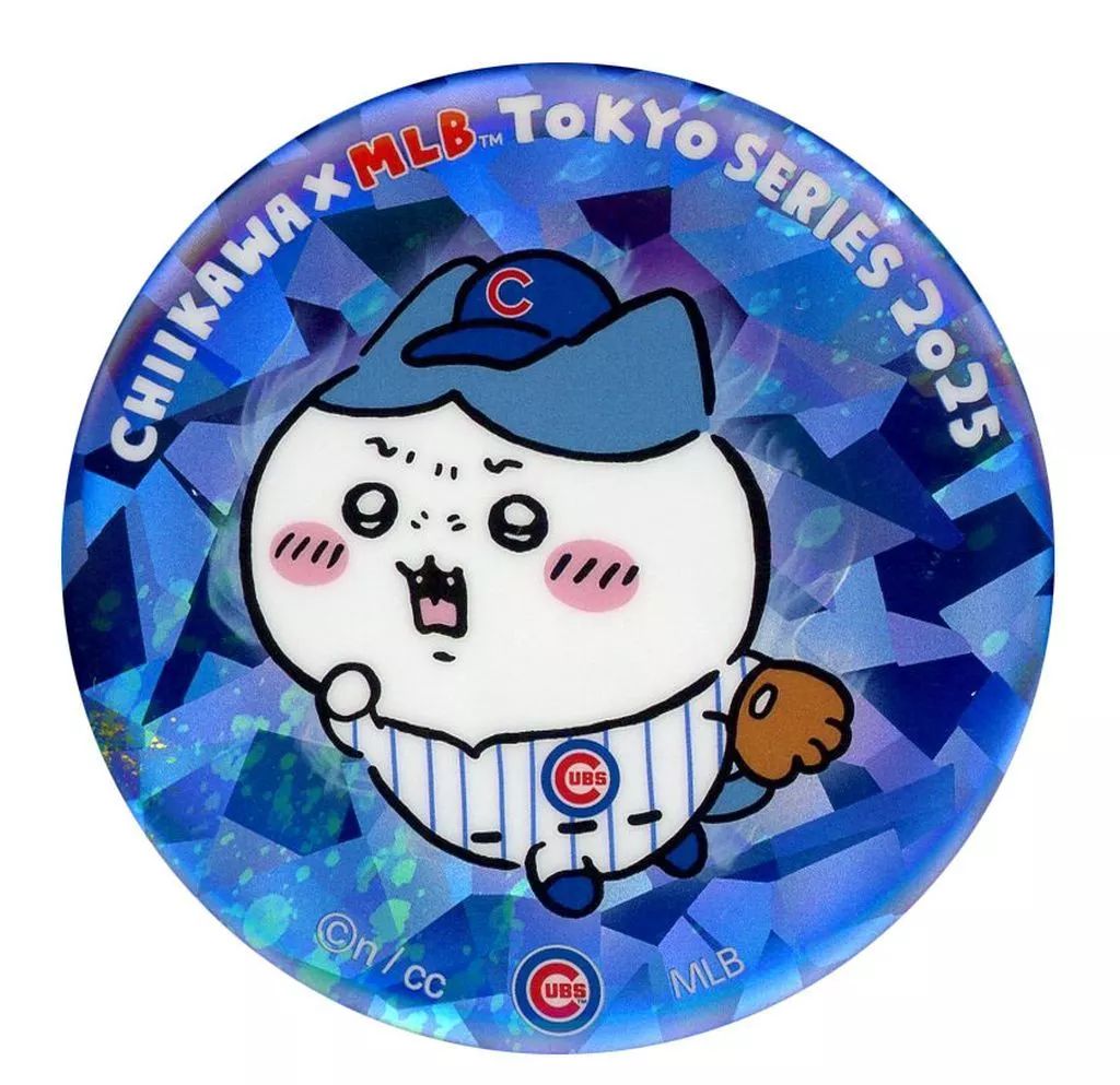 ちいかわ MLB ドジャース カブス ホログラムバッジ コンプリート 野球 ちいかわ MLB ドジャース カブス ホログラムバッジ コンプリート