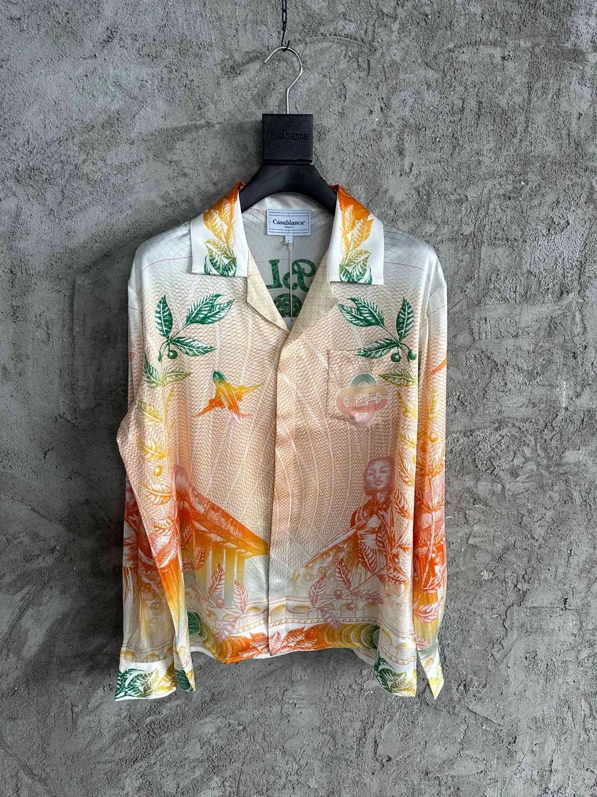 Casablanca La Monnaie silk shirt