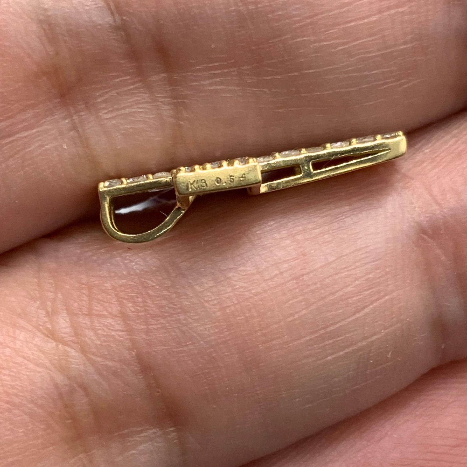 K18 ダイヤクロス ペンダント 0.54ct 1.5g K18 ダイヤクロス ペンダント 0.54ct 1.5g