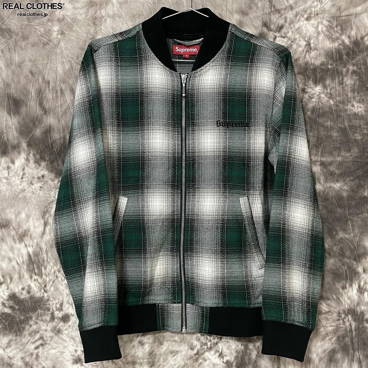 SUPREME/シュプリーム【16SS】SHADOW PLAID BOMBER JACKET/シャドウ プレイド ボンバージャケット/ジップアップブルゾン/S  - メルカリ