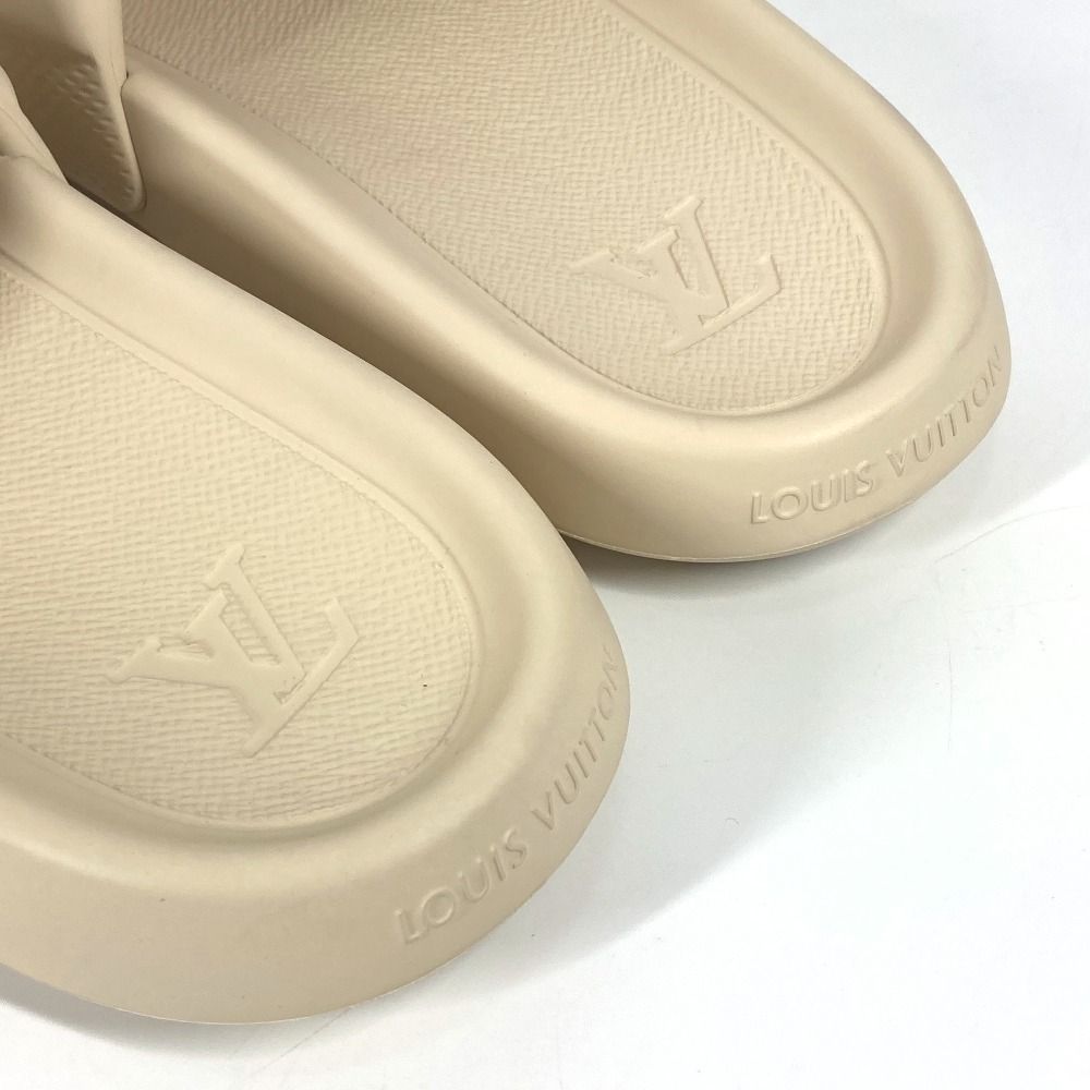 LOUIS VUITTON ルイヴィトン サンダル ラバー ベージュ - メルカリ