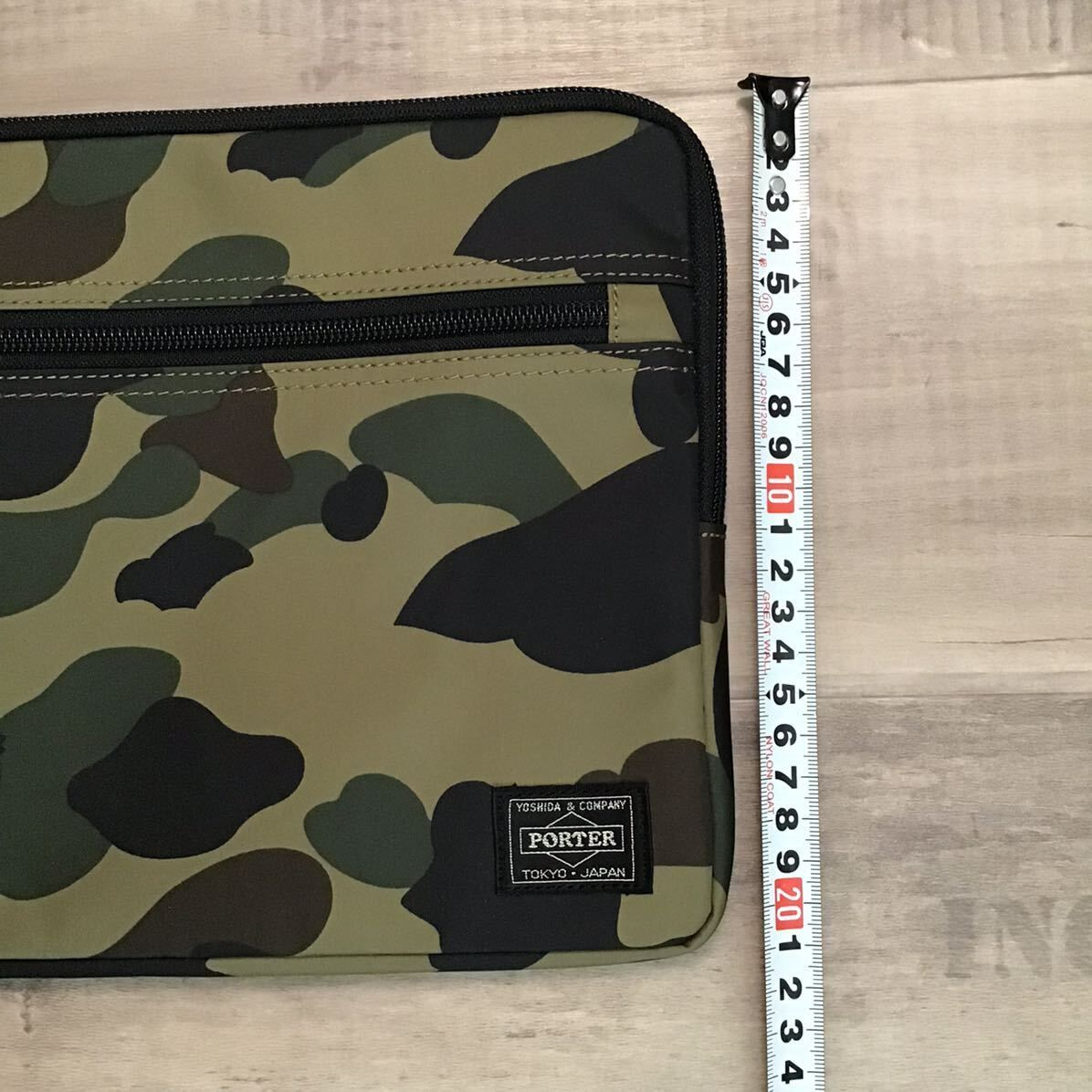 PORTER × BAPE camo MacBook Air Sleeve for 11インチ クラッチ