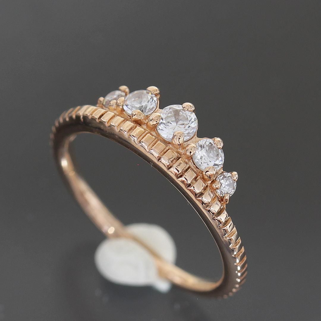 ete ピンキーリング 1号 K10PG ダイヤモンド ピンクゴールド エテ