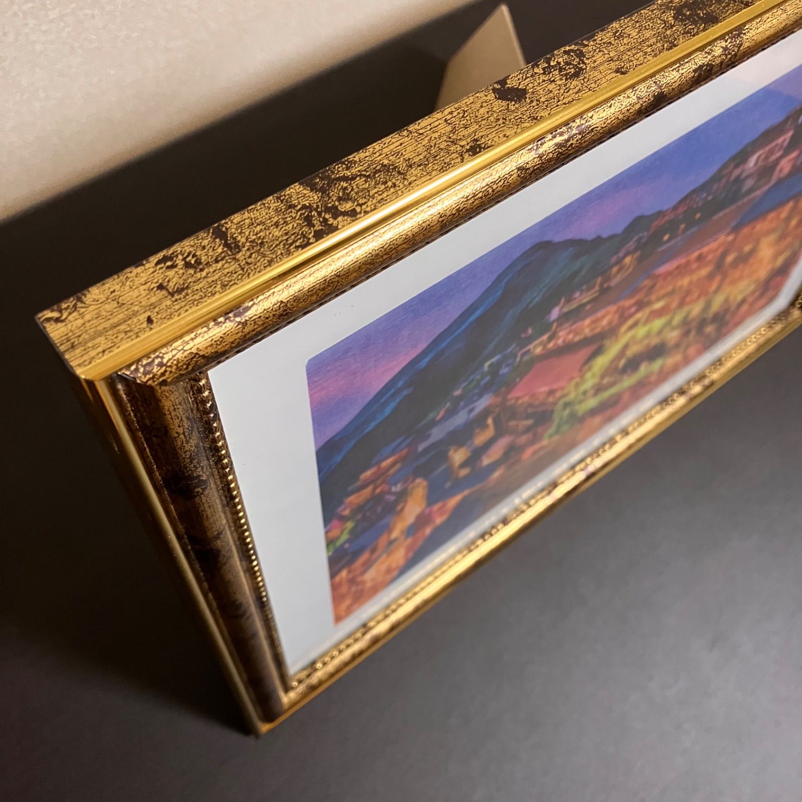 ジブリアート13 千と千尋の神隠しより「Asian Night」額装品 額縁寸法