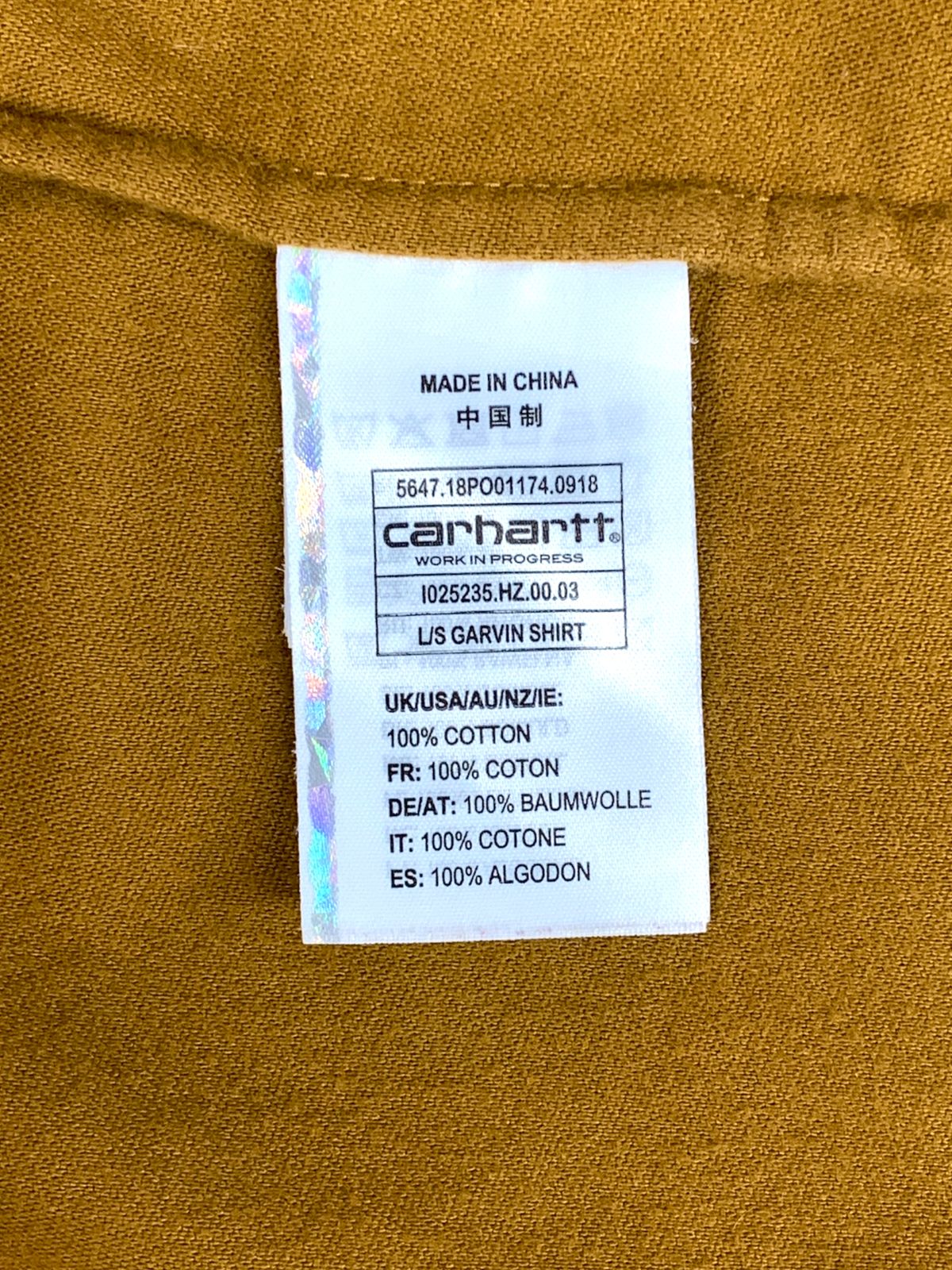 carhartt garvin shirt